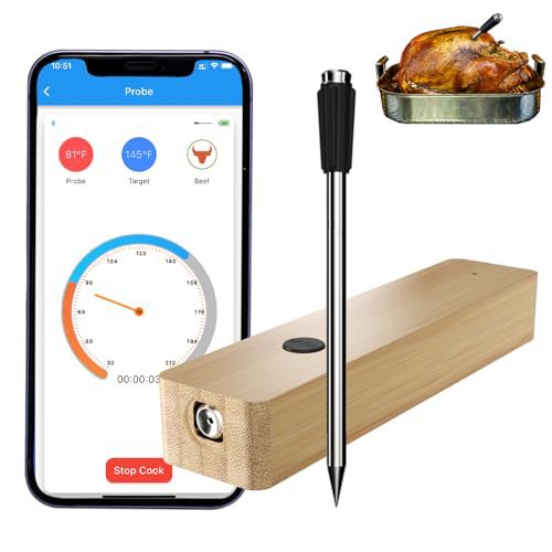 🔥Smart Meat Pro Thermometer💥 Dual Temp Tracking🌪️ 500FT Bluetooth Range✨ Grill/Smoker/Oven Master | TikTok's #1 BBQ Gadget 🔥Smart Meat Pro Thermometer💥 Dual Temp Tracking🌪️ 500FT Bluetooth Range✨ Grill/Smoker/Oven Master | TikTok's #1 BBQ Gadget